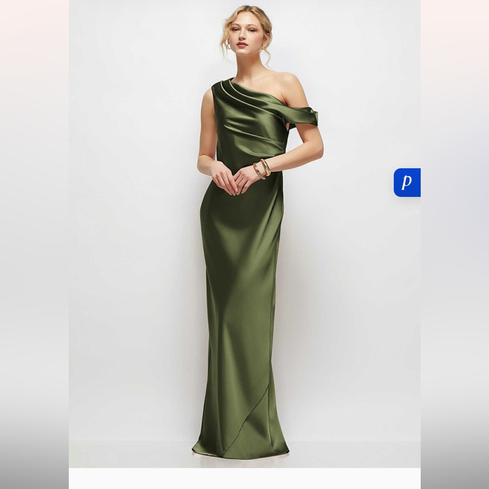 Olive Green Dress from dessy